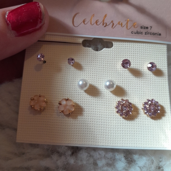 Lauren Conrad earrings/ring NWT - Picture 3 of 6
